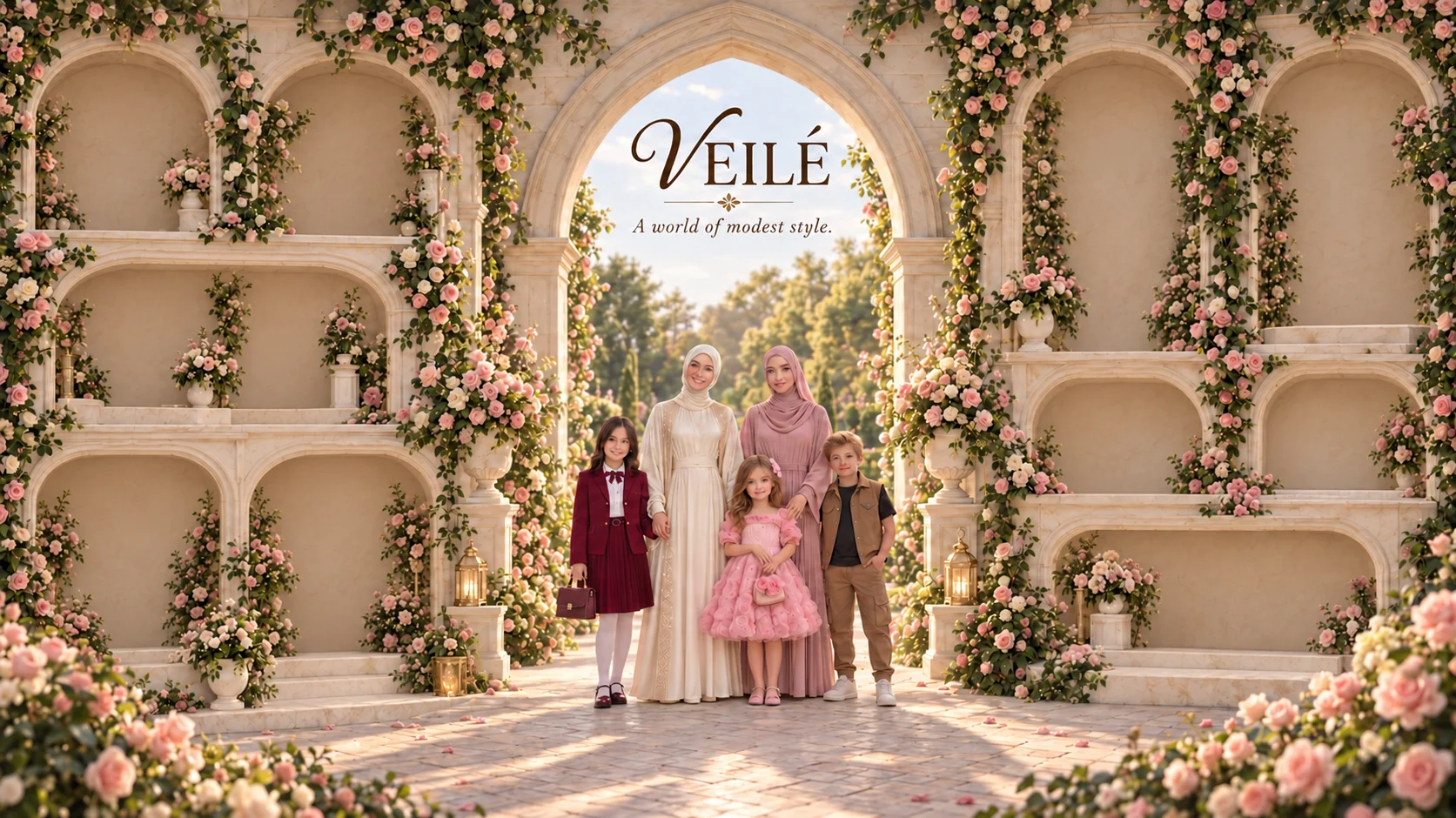 The VEILÉ garden pavilion boutique